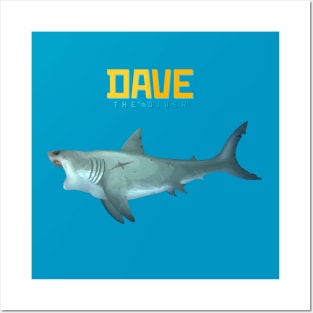 DAVE the diver Fan Art - Great White Posters and Art